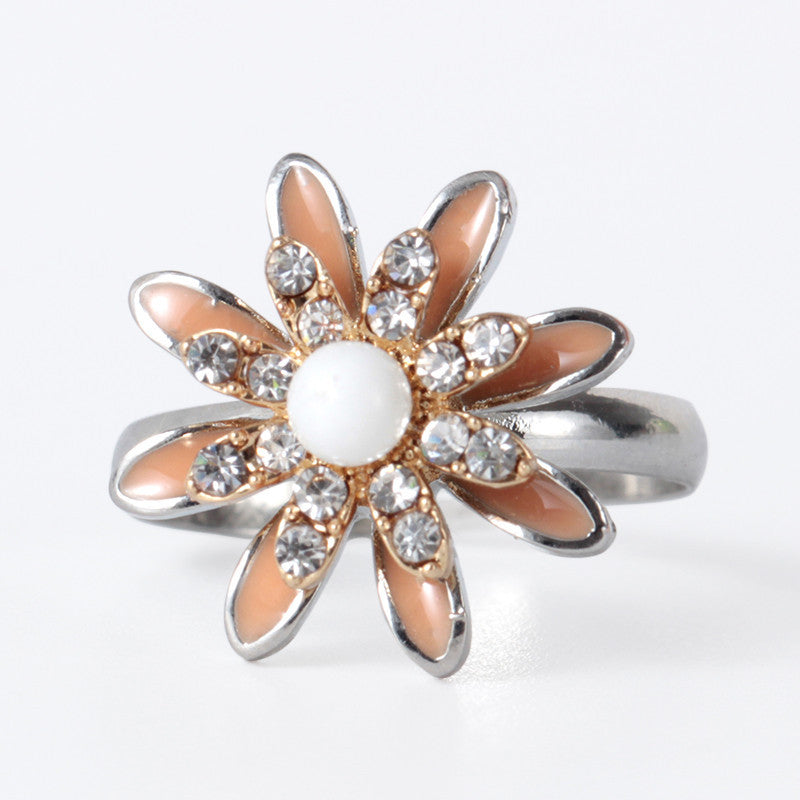 Rotating Ring Zircon Ring Diamond Ring Jewelry