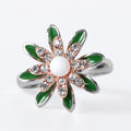 Rotating Ring Zircon Ring Diamond Ring Jewelry