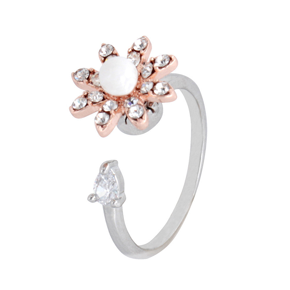 Rotating Ring Zircon Ring Diamond Ring Jewelry