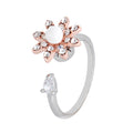 Rotating Ring Zircon Ring Diamond Ring Jewelry