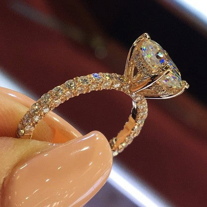 diamond ring cute shinning ring