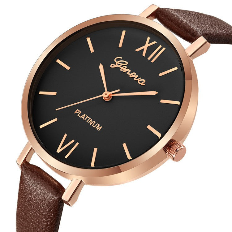 Women'S Watch Simple Belt Watch Quartz Watch